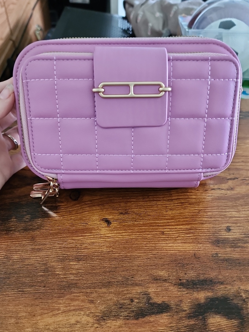 New Arrival Multi-Function Large Capacity Double-Layer Zipper Phone Wallet